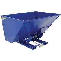 Self-Dumping Hopper, Steel, 3 cu.yd., Blue Groupe Belzile Dickner