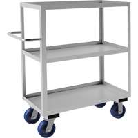 Industrial Grade Shelf Cart, 3 Tiers, 18-1/8" W x 47" H x 42" D, 1200 lbs. Capacity Groupe Belzile Dickner