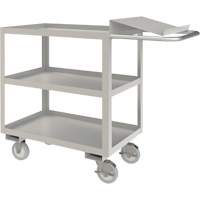 Industrial Grade Order Picking Cart, 39" H x 18-1/8" W x 45" D, 3 Shelves, 1200 lbs. Capacity Groupe Belzile Dickner
