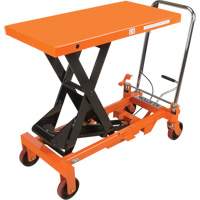 Hydraulic Scissor Lift Table, 39-1/2" L x 20" W, Steel, 1650 lbs. Capacity MP010 | Dickner Inc
