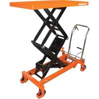 Hydraulic Scissor Lift Table, 48" L x 24" W, Steel, 1540 lbs. Capacity MP012 | Dickner Inc