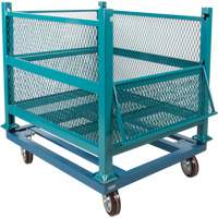 Dolly for Open Mesh Container, 40.5" W x 34-1/2" D x 10" H, 3000 lbs. Capacity MP097 | Dickner Inc
