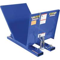 Open Sided Hopper, Steel, 1 cu.yd., Blue Groupe Belzile Dickner