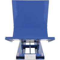 Open Sided Hopper, Steel, 1 cu.yd., Blue Groupe Belzile Dickner