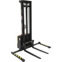 Double Mast Stacker, Electric Operated, 2200 lbs. Capacity, 150" Max Lift Groupe Belzile Dickner