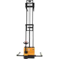 Double Mast Stacker, Electric Operated, 2200 lbs. Capacity, 150" Max Lift MP141 | Dickner Inc