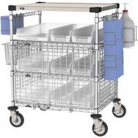 Poste d'EPI pour r&eacute;ception, Acier inoxydable, 43" x 40" x 24", Capacit&eacute; 900 lb Groupe Belzile Dickner