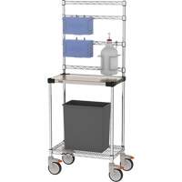 Poste de d&eacute;sinfection, Acier inoxydable, 24" x 60" x 14", Capacit&eacute; 900 lb Groupe Belzile Dickner