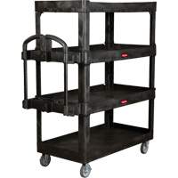 Heavy-Duty Ergo Utility Cart, 4 Tiers, 24-1/4" x 62-2/5" x 54-1/10", 700 lbs. Capacity Groupe Belzile Dickner