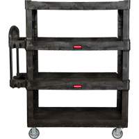 Heavy-Duty Ergo Utility Cart, 4 Tiers, 24-1/4" x 62-2/5" x 54-1/10", 700 lbs. Capacity Groupe Belzile Dickner