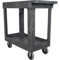 Chariot utilitaire pour l'entretien, 2 tiers, 16-1/2" x 32-1/2" x 34-1/2", Capacit&eacute; 550 lb Groupe Belzile Dickner