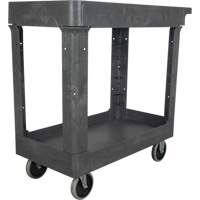Chariot utilitaire pour l'entretien, 2 tiers, 16-1/2" x 32-1/2" x 34-1/2", Capacit&eacute; 550 lb Groupe Belzile Dickner