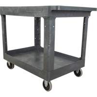 Chariot utilitaire pour l'entretien, 2 tiers, 24-5/8" x 32-1/2" x 40", Capacit&eacute; 550 lb Groupe Belzile Dickner