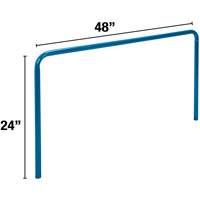 Support vertical de 24" x 48" pour chariot &agrave; panneaux Groupe Belzile Dickner