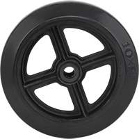 Roue en caoutchouc moul&eacute;, 10" (254 mm) dia. x 2" (50,8 mm) la, Capacit&eacute; de 948 lb (430 kg) Groupe Belzile Dickner
