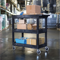 Tub Cart, 3 Tiers, 35-1/4" x 36-1/4" x 18", 300 lbs. Capacity Groupe Belzile Dickner