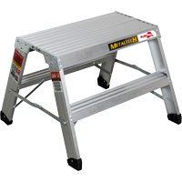 Portable Work-Stand Saw Horse, Aluminum Frame, 12-1/4" D x 24" H Groupe Belzile Dickner