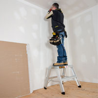 Portable Work-Stand Saw Horse, Aluminum Frame, 12-1/4" D x 24" H Groupe Belzile Dickner