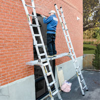 Planche de travail t&eacute;lescopique, 204" la x 12" pr, Capacit&eacute; de 250 lb, D&eacute;mont&eacute; Groupe Belzile Dickner