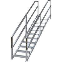 Système d'escalier modulaire pour la construction de 6-10 marches SmartStairs<sup>MC</sup>, 75" ha x MP920 | Dickner Inc