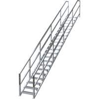 Système d'escalier modulaire pour la construction de 17-21 marches SmartStairs<sup>MC</sup>, 157-1/2" ha x MP922 | Dickner Inc