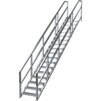 Syst&egrave;me d'escalier modulaire pour la construction de 17-21 marches SmartStairs, 157-1/2" ha Groupe Belzile Dickner