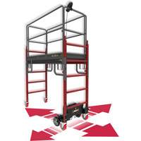 Complete Motorized Buildman 6' Baker Scaffold Kit, 31" D x 118-3/4" H Groupe Belzile Dickner
