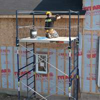 Complete Scaffold Tower with Casters, 69-1/2" D x 178" H Groupe Belzile Dickner