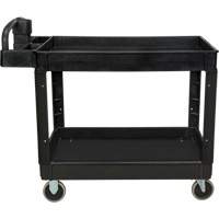 Utility Cart, 2 Tiers, 25-5/8" x 33-1/2" x 43-3/4", 550 lbs. Capacity Groupe Belzile Dickner