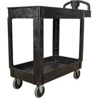 Chariot utilitaire, 2 tiers, 17-1/8" x 33-1/2" x 37-5/8", Capacit&eacute; 550 lb Groupe Belzile Dickner