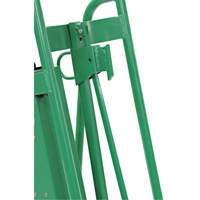 Powered Drum Hand Truck with Pneumatic Wheels Groupe Belzile Dickner