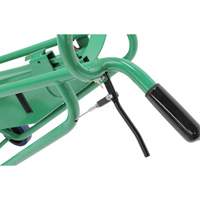 Powered Drum Hand Truck with Pneumatic Wheels Groupe Belzile Dickner