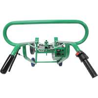 Powered Drum Hand Truck with Pneumatic Wheels Groupe Belzile Dickner