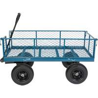 Wagon with Drop Sides, 24" W x 48" L, 800 lbs. Capacity Groupe Belzile Dickner