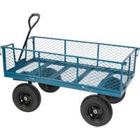 Wagon with Drop Sides, 24" W x 48" L, 800 lbs. Capacity Groupe Belzile Dickner