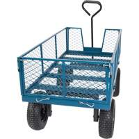 Wagon with Drop Sides, 24" W x 48" L, 800 lbs. Capacity Groupe Belzile Dickner