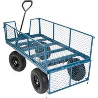 Wagon with Drop Sides, 24" W x 48" L, 800 lbs. Capacity Groupe Belzile Dickner