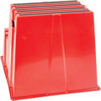 Escabeau industriel, 2 marches, 26" x 22-7/16" x Hauteur 19-11/16" Groupe Belzile Dickner