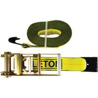 Winch Strap, Flat Hook, 3" W x 30' L, 5400 lbs. (2449 kg) Working Load Limit Groupe Belzile Dickner