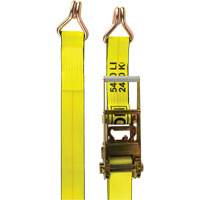 Winch Strap, J-Hook, 3" W x 30' L, 5400 lbs. (2449 kg) Working Load Limit Groupe Belzile Dickner