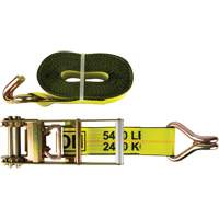 Winch Strap, J-Hook, 3" W x 30' L, 5400 lbs. (2449 kg) Working Load Limit Groupe Belzile Dickner