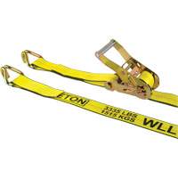 Winch Strap, J-Hook, 2" W x 30' L, 3335 lbs. (1512 kg) Working Load Limit Groupe Belzile Dickner