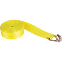 Tendeur d'arrimage logistique, Crochet en J, 2" , 30' , Charge d'utilisation max. 1670 lb (757 kg) Groupe Belzile Dickner