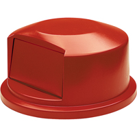 Round Brute&reg; Tops, Dome Lid, Plastic/Polyethylene, Fits Container Size: 24" Dia. Groupe Belzile Dickner