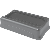 Slim Jim&reg; Top, Swing Lid, Plastic, Fits Container Size: 22" x 11" Groupe Belzile Dickner
