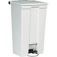 Flat Top Trash Can, Polyethylene, 23 US gal. Capacity Groupe Belzile Dickner