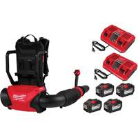 M18 FUEL Dual Battery Backpack Blower Kit, 18 V, 155 MPH Output, Battery Powered Groupe Belzile Dickner