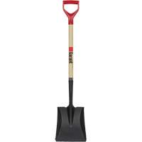 Square Point Shovel, Wood, Tempered Steel Blade, D-Grip Handle, 43-1/2" Long Groupe Belzile Dickner