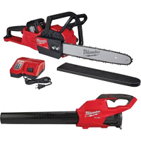 Cordless Chainsaw & Blower Kit, 16", Battery Powered, 18 V Groupe Belzile Dickner