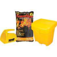 Ensemble de produit de d&eacute;glaçage intense Firestorm avec 56 sacs, Sac, 44 lb (20 kg), Point de fonte -32°C (-25°F) Groupe Belzile Dickner